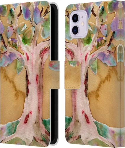Vista 7 de Head Case Designs Officially Licensed Wyanne Half Light Nature 2 Leather Wallet Case Compatible with Apple iPhone 11