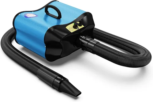 Vista 8 de Flying Pig - Secador de aseo para perros de alto rendimiento con doble motor (negro)