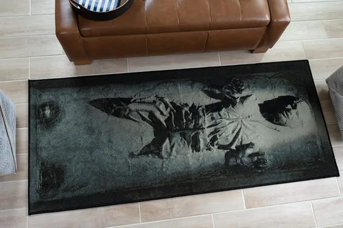 Vista 4 de Alfombra Star Wars Han Solo en Carbonita para Sala de Estar 81 x 183 Centímetros