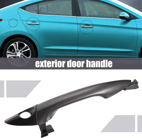 Vista 2 de X AUTOHAUX Manija de puerta exterior exterior delantera izquierda lado del conductor para Hyundai Elantra 2011-2016 826513X000 826523X000