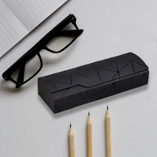 Vista 7 de generies Absmarter - Funda rígida para gafas, unisex, para gafas, portátil, para anteojos de lectura, para hombres y mujeres (negro), M, Negro