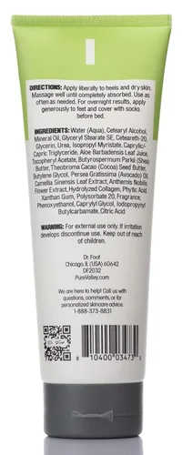 Vista 2 de Dr Foot - Crema hidratante para el cuidado de la piel para pies agrietados, crema hidratante para pies secos y agrietados, suaviza rápidamente