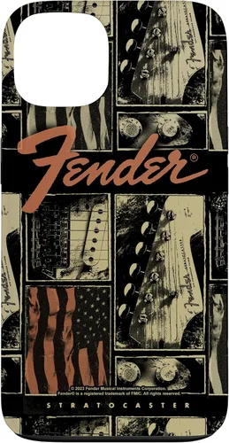 Vista 7 de Fender Funda vintage Stratocaster Americana Distressed Collage para iPhone 17