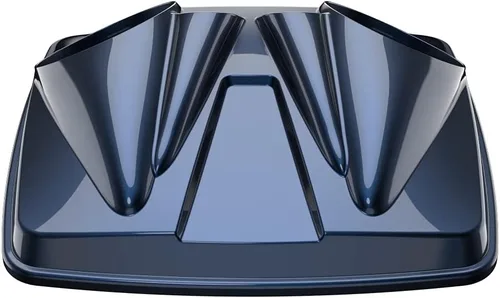 Vista 10 de Tapas de altavoz dobles de 8 pulgadas a juego para Advanblack/OEM Harley Rushmore estilo Razor, Chopped & King Tour Pak Whisky ámbar