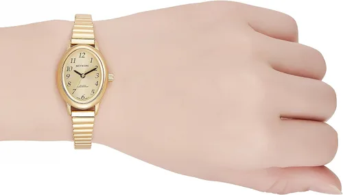Vista 9 de Miykon Dainty Vintage Dress Watches for Women – Easy Reader Analog Ladies Watch for Small Wrists with Stainless Steel Expansion Bracelet – Second