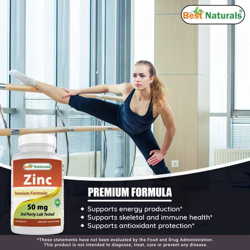 Vista 5 de Piruvato de calcio en polvo 8 oz y gluconato de zinc 50 mg