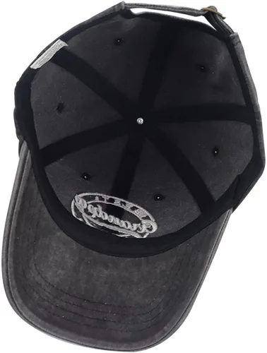 Vista 6 de Gorra de béisbol para hombre con texto en inglés "Best Grandpa Ever", de algodón lavado y bordado