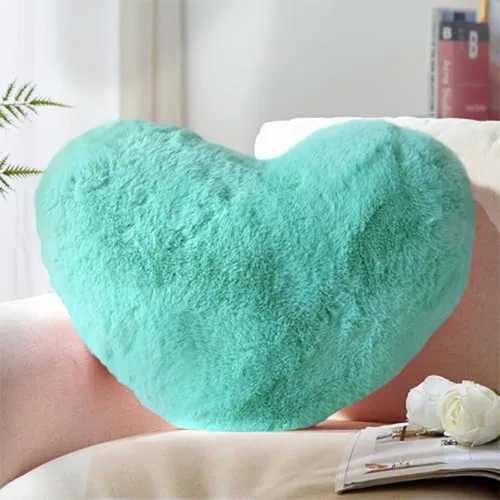 Vista 12 de YRXRUS Almohadas de corazón, almohada en forma de corazón, pequeñas almohadas de corazón rosa polvoriento para regalos, almohadas de imitación