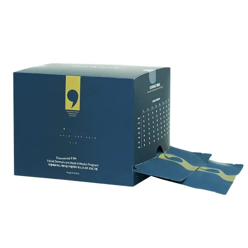Vista 9 de DERM·ALL MATRIX Cuidado cutáneo facial diario (1.23 oz/hoja) Paquete de mascarilla nocturna, levantamiento e hidratación, calmante, exfoliante