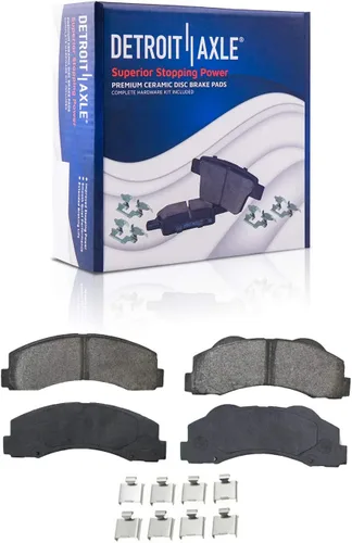 Vista 5 de Detroit Axle - Kit de freno delantero para Ford F-150 2010-2011, Ford Expedition Lincoln Navigator 2010-2021, repuesto de pastillas de freno
