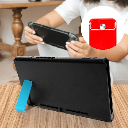 Vista 6 de 4pcsBack Stand for Nintendo Switch,Kickstand Replacement for Switch, Replacement Stand for Switch,Kickstand Back Shell Holder Compatible with Switch