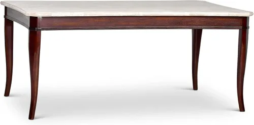Vista 5 de Steve Silver Company Marsella Mesa de comedor con tapa de mármol