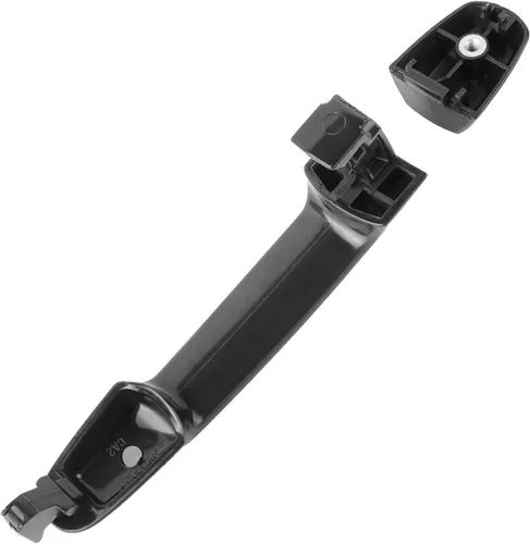 Vista 6 de Manija de puerta trasera para conductor y pasajero para 03-13 Toyota Corolla, RAV4/Highlander, Pontiac Vibe, 02-06 Camry, sin llavero, negro