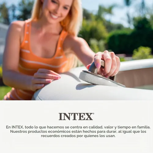 Vista 6 de Intex PureSpa - Kit de accesorios de mantenimiento para bañera de hidromasaje y spa con cepillo curvo, recogedor de malla, y cepillo limpiador