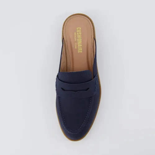 Vista 6 de CUSHIONAIRE Mule Prescott sin cordones para mujer + espuma viscoelástica, anchos disponibles, Negro