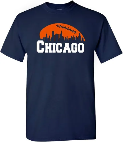 Vista 27 de Xtreme Apparrel City Skyline - Camiseta de hombre para los aficionados al fútbol americano Pittsburgh - Camisa negra