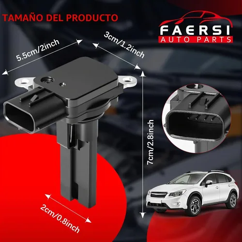 Vista 4 de FAERSI Medidor de sensor de flujo de aire masivo MAF 22680-AA380 compatible con 2009-2014 Forester 2008-2014 Impreza 2008-2014 Legacy 2008-2014
