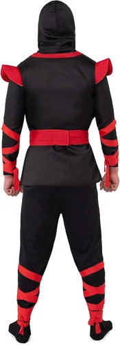 Vista 4 de Spooktacular Creations Men Ninja Deluxe Costume for Adult Halloween