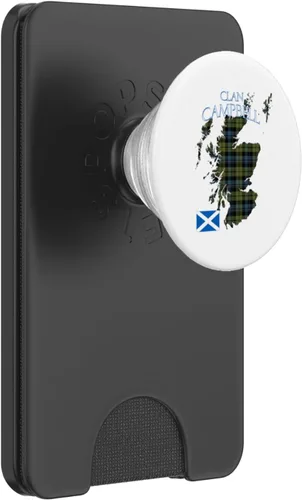 Vista 8 de Campbell Scottish Clan Tartan Scotland PopSockets intercambiables PopGrip