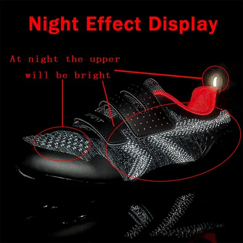 Vista 5 de ULTIANT Zapatos de ciclismo para hombre y mujer, compatibles con Peloton Road Bike Zapatos de ciclismo con aspecto Delta Cleats para interiores