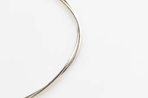 Vista 4 de CRAFT WIRE Calibre 6, alambre de plata de ley 925 (redondo) extremadamente suave hecho en EE. UU. - 15 cm Sterling Silver Wire for Jewelry Making
