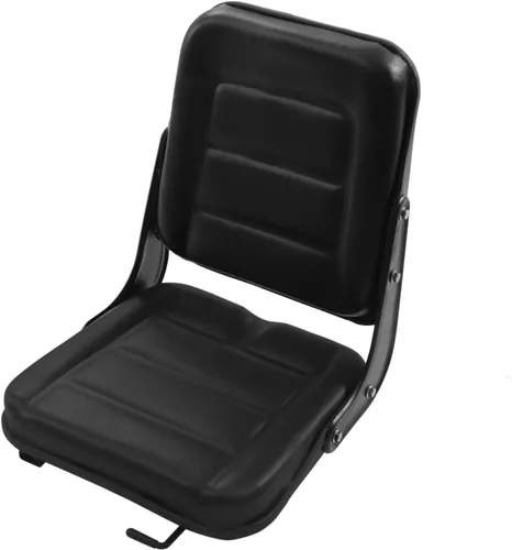 Vista 11 de Asiento universal ajustable para carretilla elevadora, reemplazo de asiento de suspensión completa con cinturón de seguridad para asiento mecánico