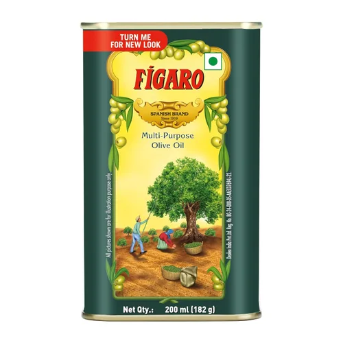 Vista 8 de Aceite de oliva Figaro Aceite de oliva puro multiusos Importado de España Lata de 6.8 fl oz (6.76 onzas líquidas)