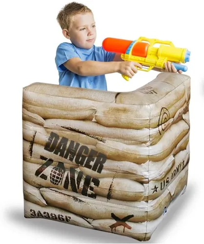 Vista 9 de Combat Battlefield compatible con etiqueta láser, pistola de agua, pistola de dardos, perfecto para actividades de cumpleaños de niños y niñas