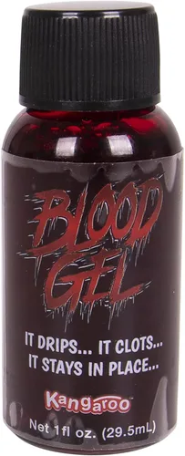Vista 3 de Sangre de vampiro en gel, botella de 1 onza, por Kangaroo