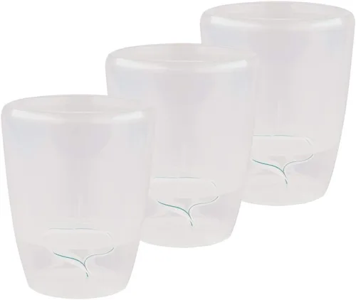 Vista 20 de Santino Macetas de 4.9 Pulgadas ORCHIDEA de Riego Automático para Orquídeas en Grafito - Maceta Decorativa para Sembrar con Excelente Aireación