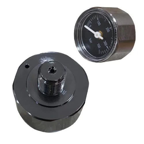 Vista 6 de 1/8 "BSP 350Bar Paintball Gauge 1.102 in Medidor de presión Regulador Piezas para Paintball Airsoft Air Rifle PCP FX EDGUN Manómetro