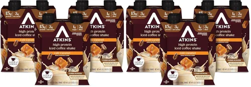 Vista 14 de Atkins Café au Lait - Batido de proteínas con sabor a café helado, batido alto en proteínas, bajo en azúcar, bajo en carbohidratos y bajo en azúcar