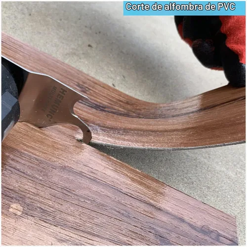 Vista 4 de 3 Hojas de Sierra Oscilantes para Multiherramienta, Hoja de Cuchillo Gancho Oscilante para Herramienta Múltiple para Cortar Tejas de Techo, Alfombra