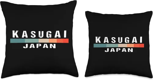 Vista 3 de Kasugai Japan City Trip Throw Pillow