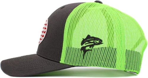 Vista 187 de KBETHOS Tactical Operator Collection USA Fishing Mesh Ballcap Flag Patch America Outdoors Trucker Baseball Cap