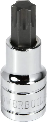 Vista 7 de Powerbuilt T-20 Star Bit Socket, unidad de 3/8 pulgadas, Torx, marca de tamaño de alta visibilidad - 648513