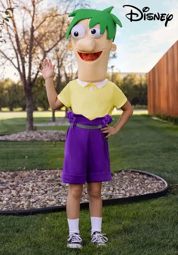 Vista 2 de Disfraz de Disney Phineas y Ferb Ferb para Niños Disfraces de Disney para niños