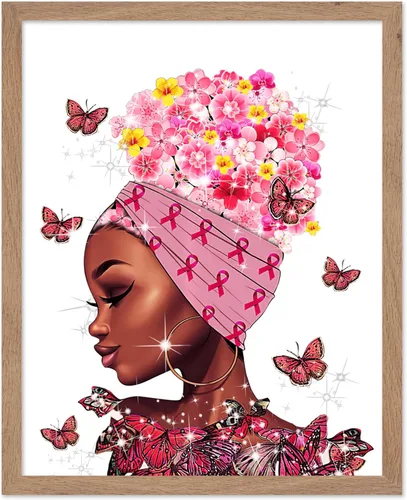 Vista 15 de Poster Master Póster motivacional vintage, impresión inspiradora retro, regalo para chica afro, amiga, reina negra, mujer afroamericana