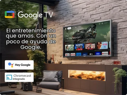 Vista 4 de SYLVOX Outdoor TV, 65" Smart Waterproof Outdoor TVs, 1000 Nits Ultra Bright