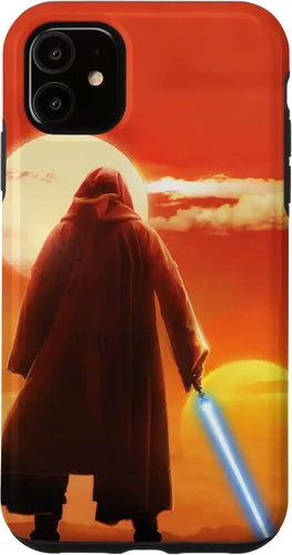 Vista 8 de Funda para iPhone 12 mini Star Wars Obi-Wan Kenobi Sable de luz Twin Suns