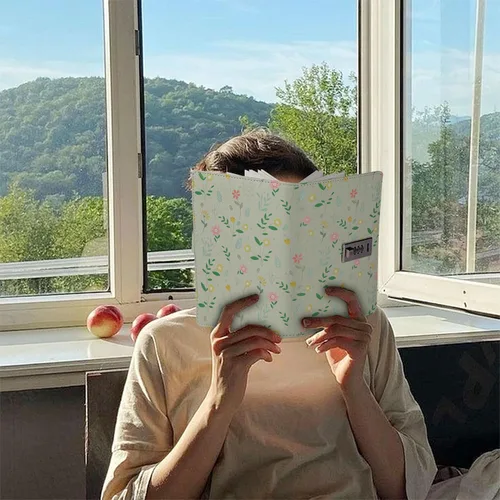Vista 7 de MGGAO Diario con cerradura, diario floral para mujeres y niñas, diario de piel sintética recargable con cerradura y llave, diario personal secreto