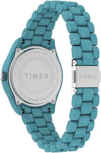 Vista 4 de Timex Reloj Waterbury Ocean de plástico reciclado de 1.457 in para mujer