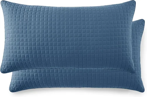 Vista 40 de Fundas Southshore Fine Linens Vilano Springs, para almohada, acolchadas, Microfibra, Pizarra, 20" x 36" 15 - Pizarra