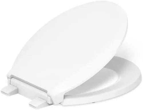 Vista 20 de KOHLER 4639-RL-0 Cachet ReadyLatch Asiento de inodoro redondo con cierre suave, color blanco
