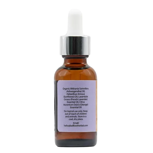Vista 3 de Ashwagandha Aceite orgánico natural 100% puro, apoyo inmunológico, piel saludable, estimulante de colágeno, antiarrugas, vegano sin OMG, 1 onza