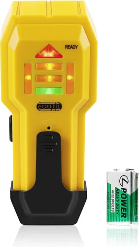 Vista 7 de Escáner de pared con buscador de pernos, sensor detector de madera y metales para pared de 3/4 de pulgada de grosor (ST102-naranja)