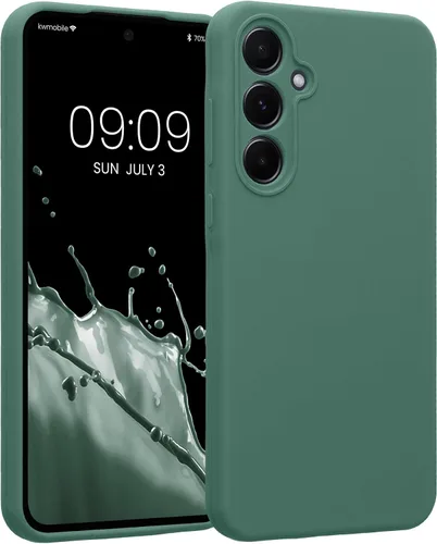 Vista 127 de kwmobile Funda compatible con Samsung Galaxy A13 4G - Funda delgada de silicona TPU - Acabado suave al tacto - Amarillo radiante