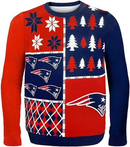 Vista 14 de FOCO NFL Unisex-Adult NFL Busy Block Ugly Sweater