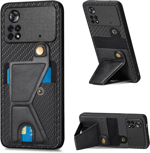 Vista 21 de Funda para Oppo K10x / OnePlus Nord CE 2 Lite 5G Funda para Realme 9 5G / 9 Pro / Q5 / V25 Funda de piel sintética con ranuras para tarjetas