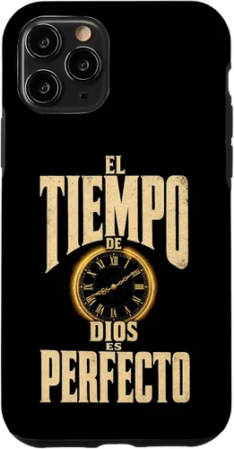 Vista 32 de Fe Cristiana El Tiempo De Dios ES Perfecto Vintage Clock Case for iPhone Air